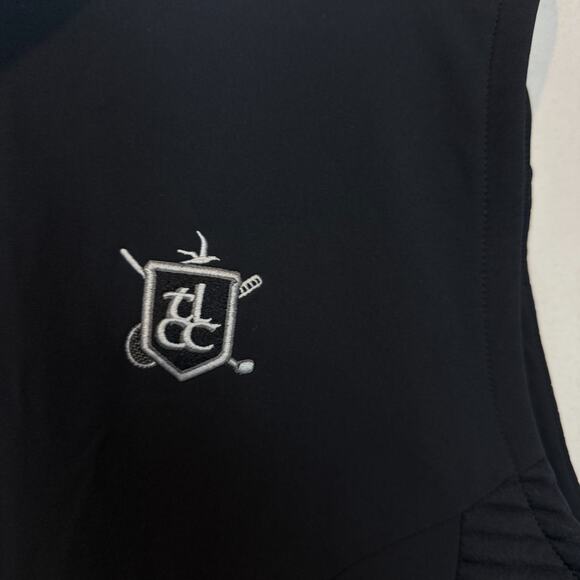 Under Armour Storm Golf Vest Mens M Black Tippecanoe Lake Golf Club Full Zip - Picture 3 of 13